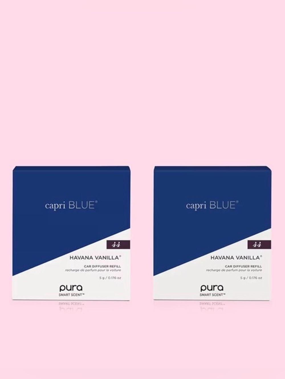 Capri Blue Pura Car Diffuser Refills - Includes 2 Car  (Havana Vanilla, 2 Pack)